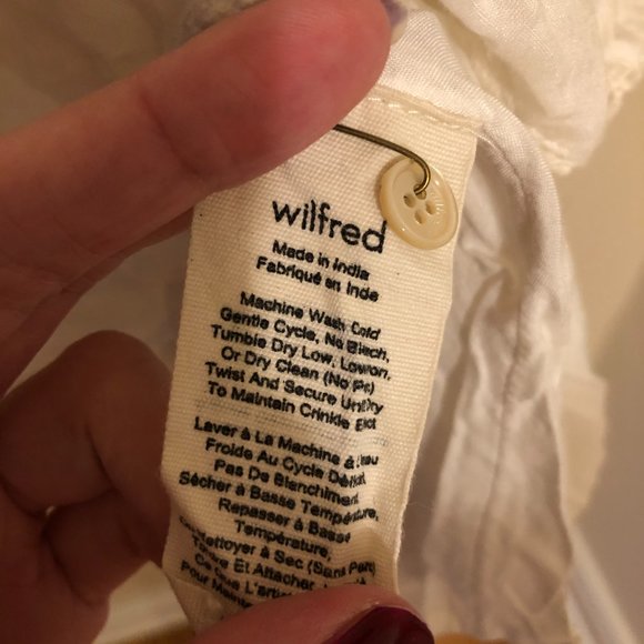 Wilfred Calvados Dress Ivory NWT - Picture 8 of 9